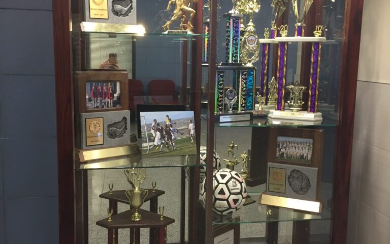 large trophy case